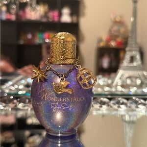 Taylor Swift Wonderstruck(EMPTY )Purple Perfume bottle  with Gold Charms